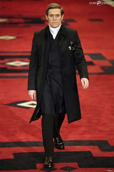 willem dafoe prada 2012|Willem Dafoe modeling.